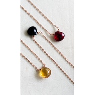 Henju By Gracy | Basic Chain Necklace | Necklace chain| 14K Gold Filled | 14K Rose Gold Filled | 925