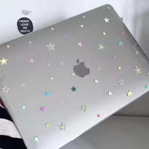 Shining Colorful Stars New Laptop Case For Macbook 13Neo A3404 Air 13.6 M4 M3 M2 A2681 A3113 A3240 A