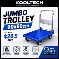 foldable trolley hand truck bearing platform car trolley ( handle trolley)