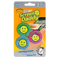 Scrub Daddy Screen Daddy 3pcs Set / Soft Microfiber Pads / Reusable Screen Cleaner
