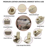 DI105 >> Special Car Armrest SUZUKI Ertiga 2012 / 2017 4 USB + 2 Type-C Port Charger