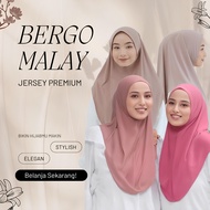 Bergo Dailly Hijab Instan Size M / hijab stylish and modern / kerudung instan terbaru / bergo malay