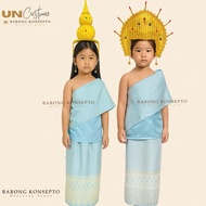 CAMBODIA GIRL ‘ IMP ‘ SKYBLUE - / / INDONESIA / - For United Nation Costume