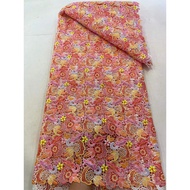 Water-Soluble Lace Embroidery Fabric - 5 Yards for Princess & Wedding Gowns | 450cm x 125cm | JC0009