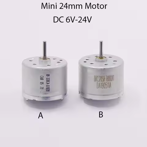 Micro 24mm Round RF-320CA-07820 DRC320SH-7H800A1 DC 12V-24V 15V 18V 6750RPM Mini Electric Motor for 
