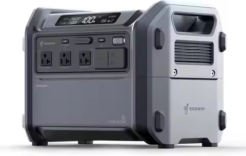 Portable Power Station Cube 1000, 2200W AC Outlets, 1024Wh LiFePO4 Battery, Expandable Battery Capac