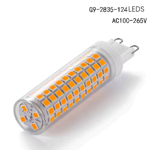 G9 12W LED Lamp Led Corn bulb SMD 2835 124LEDS G9 LED light 85-265V Replace halogen lamp light Pure 