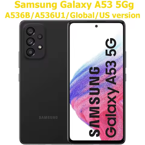 Samsung Galaxy A53 5G Smart Android Phone 6.5-inch Global Edition 2SIM Eight Core Exynos Four Camera