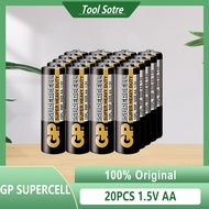 GP SUPERCELL 1.5V AA (GP15PL ) / AAA (GP24PL) SUPER HEAVY DUTY BATTERY