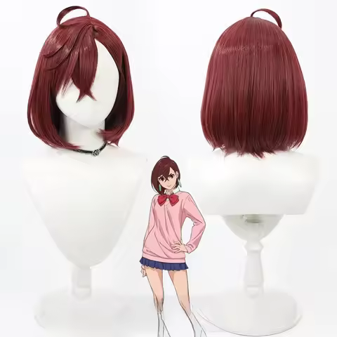 Momo Ayase Cosplay Wig Anime Dandadan Short Bobo Heat Resistant Synthetic Hair Halloween Role Play P