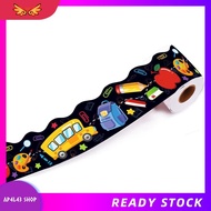 [ap4l43.] Back to School Bulletin Board Border Self Adhesive Scalloped Trim Border Sticker 67.9ft fo