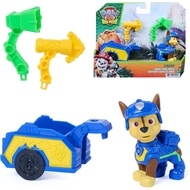 PAW Patrol: Dino Movie, Chase Dino Toolkit, 6.3cm Action Figure, with Rescue Trailer and 2 Interchan