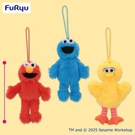 預訂 日本直送 sesame street 芝麻街 艾蒙 Elmo 大鳥 Big Bird Cookie Monster 掛件 公仔 景品 包日本送香港