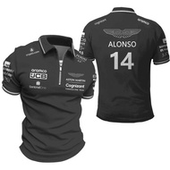 Aston Martin Arangol Cornet F1 Fleet Rider T-Shirt Short-Sleeved POLO Shirt Sweatshirt Fernando Alon