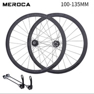 MEROCA 700C Disc Brake Ultra Loud Road Bike Wheelset | HG Freehub 8/9/10/11 Speed Roadie Aero Race W