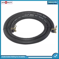 ♞,♘,♙Lpg hose Sakura Japan 3 Layers LPG Regulator Hose Heavy Duty with FREE 2pcs hose clamp[RANDOM