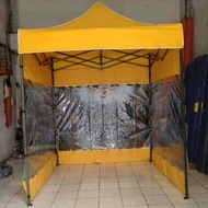 DINDING / TIRAI TENDA 2X2 (TIDAK DENGAN BESI) STAND BAZAR GAZEBO HUJAN MURAH