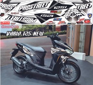 STIKER SETRIPING VARIASI  POLET BODY MOTOR VARIO NEW 125 ISS CBS