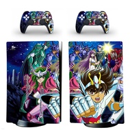 Saint Seiya PS5 Digital Skin Sticker for Playstation 5 Console amp; 2 Controllers Decal Vinyl Protective Skins