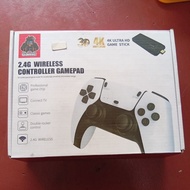 2.4G Wireless Controller Gamepad with 4K Ultra HD Game Stick