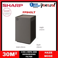 SHARP FPS40LT 30m² Plasmacluster Technology Air Purifier I Auto Mode