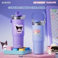 TUMBLER ECENTIO 900ml STAINLESS STEEL Melody and Kuromi Series Tumbler Tahan Sejuk
