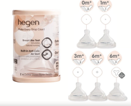 Núm ti bình sữa Hegen chính hãng (tách set)