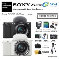 SONY ZV E10 Interchangeable-lens vlog camera Kit Lens & Body ZV-E10 ZVE10 ( 1+1 Year Sony Malaysia W