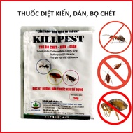 Killpest Powder Ant, Flea, Cockroach Killer 50g Pack - Use When Sowing Seeds to Avoid Ant Bites and 