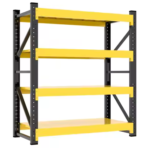 59" W Garage Storage Shelves, 3000LBS Garage Shelving Heavy Duty Adjustable Shelving Unit, 4 Tier Me