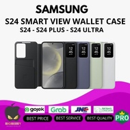 Case Samsung Galaxy S24 Ultra S24+ S24 Smart View Wallet Case