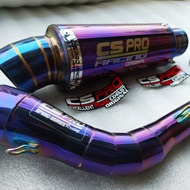 knalpot CS PRO racing untuk NMAX aerox pcx beat scoopy genio beat new 2020 fullsystem all matic