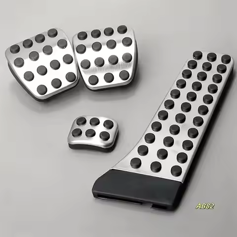 8Pcs Stainless Steel Pedal For Mercedes-Benz W202 W203 W204 W124 W210 W211 W212 W218 X204 R172 R231