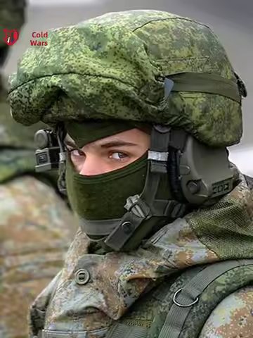 Cold War Era Replicated Russian Military 6B47 Tactical Helmet Camouflage Small Green Man Bulletproof