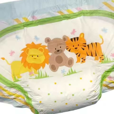 Experience 2pcs/Pack ABDL Diapers Briefs Adult Baby Cute Cartoon Print Panties 8000ml Absorption Thi