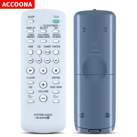 New RM-AMU006 Remote Control For Sony AV Receiver HCD-ZX6 LBT-ZUX9 SS-ZX6 SS-ZX8