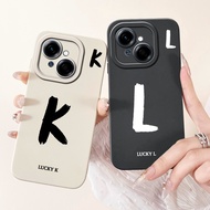 For Tecno Pop 9 4G KL4h Case Cute Capital Letters Soft Silicone Matte Protective Cover For Tecno Spa