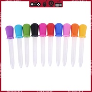 STA 10 Pieces Pipettes Silicone and Plastic Dropper Pipettes Liquid Droppers