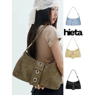 Korean Niche hieta Bag Retro Willow Nail Decoration Large Capacity Underarm Bag Daily Commuter Porta
