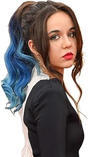 Colorful Ombre 2 Tone Pony Tail Clip in Hairpiece 20" Tie Up Ponytail Extension QM2/33#