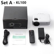 [ของขวัญฟรี: 1 * สาย HDMI] KONLU ชิป Hisilicon  โปรเจคเตอร์ projector mini 4k UHD + Android 12.0 TV 