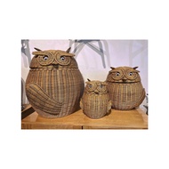 Owl Baskets - Honey/Walnut