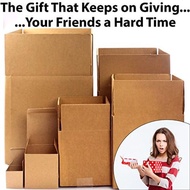 Give the Gift of Frustion: Boxes in a Box Prank. Includes 3 Sets of 6 Nesting Cartons (2-12 Inch). F