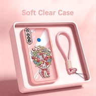 YBD Phone Case For Realme 5 5i 5S C3 C3i 6i Realme Narzo 10 10A 20A Fresh Bouquet Flat Pattern Silic