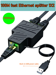 Gigabit Ethernet Splitter For PC Laptop TV Box Router Network RJ45 Splitter 1 in 4 /1in 3 /1in 2 100