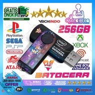 Flashdisk 256GB Game Batocera Retrobat Emulator/ - All in One Games Retro Emulator Console 