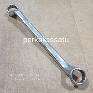 RING WRENCH 1-1/16 X 1-1/4 INCH GEDORE INDIA DOUBLE RING WRENCH