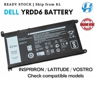 DELL YRDD6 Battery for Inspiron 3505 3493 5585 7000 3580 5482 Latitude 3400 3500 Vostro 3491 5481 55