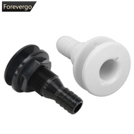 FOREVERGO Thru Hull Fitting Straight Hose Connector for 5/8, 3/4 1‑1/2in Hose Boats Marines Marine A