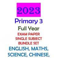 ☀️Ready Stock☀️2023 Primary 3 Top School  Exam Paper (Hard Copy, Stapled, With Answer Key)